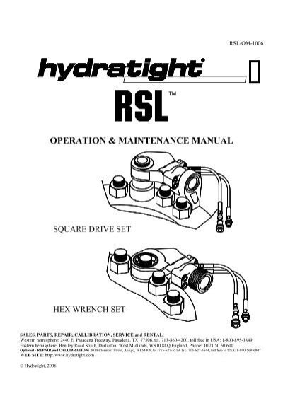 Sweeney Rsl Torque Chart A Visual Reference Of Charts Chart Master