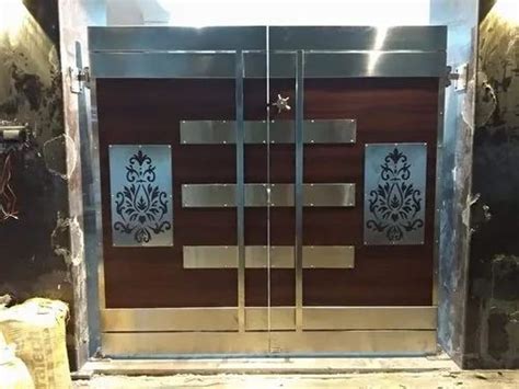 Modern Stainless Steel Boundary Wall Gate For Home At Rs 1150 00 Sq Ft