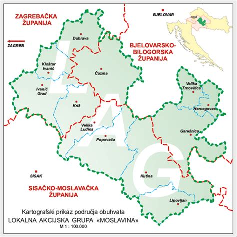 Geografsko Podru Je Moslavina