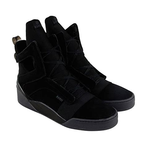 Buy Radii Prism Mens Black Suede High Top Lace up Sneakers Shoes 13 ...