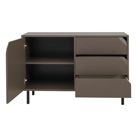 Tenzo Corner Dressoir Dark Taupe Furnidirect Nl