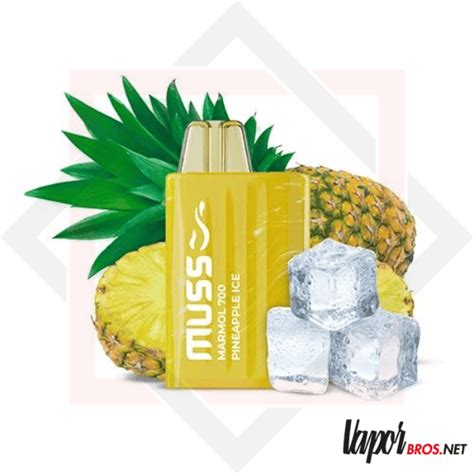 Pineapple Ice 2 Vaper Desechable Muss Marmol 700 VaporBros 4 20