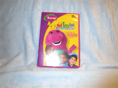 Barney Happy Mad Silly Sad Dvd 2003 R4 Friendship Feelings