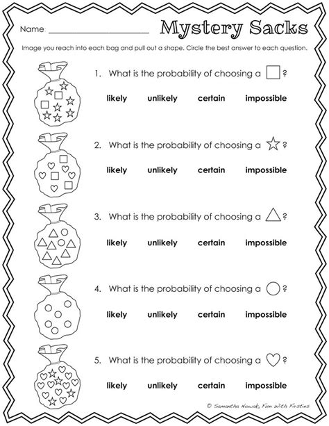 Probability Grade 6 Worksheets Pdf