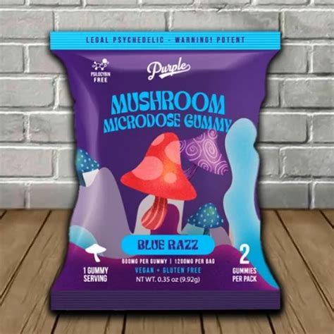 Purple Magic Amanita Mushroom Gummies Exotic Kc