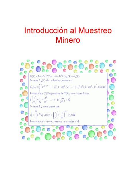 Pdf Introducci N Al Muestreo Minero Dokumen Tips