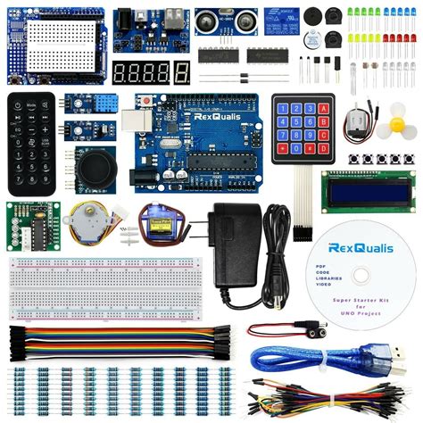 Rexqualis Arduino Uno R3 Starter Kit With Detailed Tutorial For Arduino