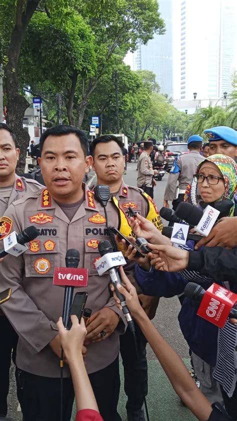 Ada Debat Capres Polisi Tutup Ruas Jalan Sekitar KPU Mulai Pukul 4 Sore