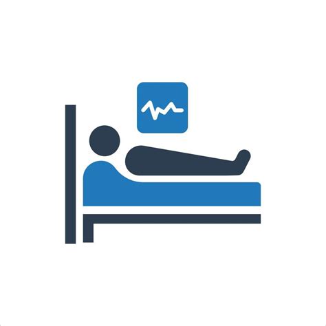 Medical Patient Icon, Medical Treatment Icon, hospital bed icon 6389849 ...