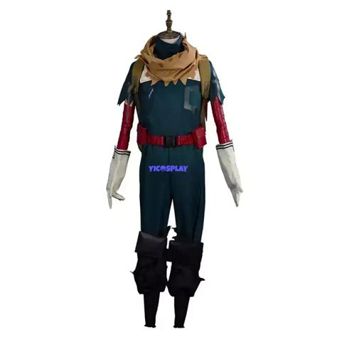 Deku Hero Costume Season 6 Izuku Midoriya Vigilante Cosplay Outfit