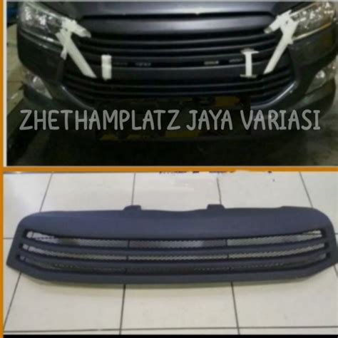 Jual GRILL INNOVA REBORN TAHUN 2016 2020 MODEL GARIS WARNA HITAM DOFF