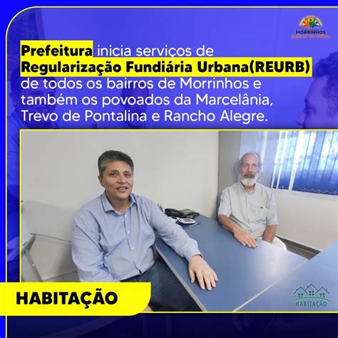 Prefeitura Inicia Processo De Regulariza O Fundi Ria Urbana Reurb No