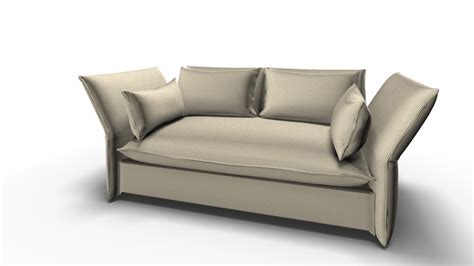 Mariposa 2 Seater Sofa Cream Vitra Iroko Cream VITRA 21045100 09