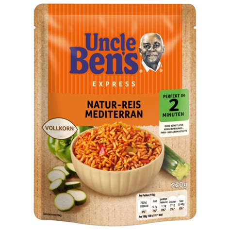 Uncle Ben S Express Natur Reis Mediterran G Von Rewe Ansehen