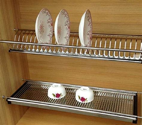 Buy DBR Stainless Steel Dish Plate Rack Drainer GTPT for Kitchen ...