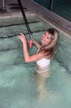 Rena Riffel Enjoying The Hot Tub At A Cannes In La Party At The Rooftop At Carousel In Beverly