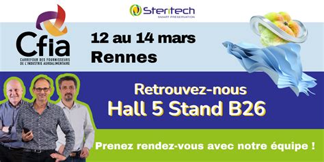 Rendez Vous Au Salon Cfia à Rennes Steritech