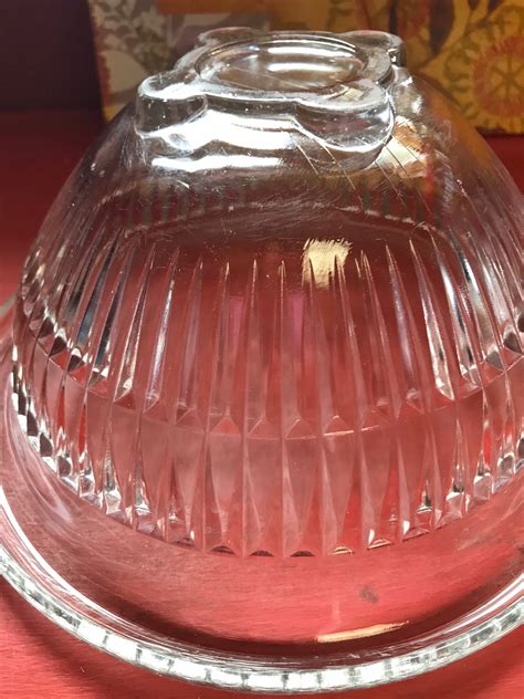 Hazel Atlas Aurora Clear Ribbed Depression Glass Mixing Bowls Etsy