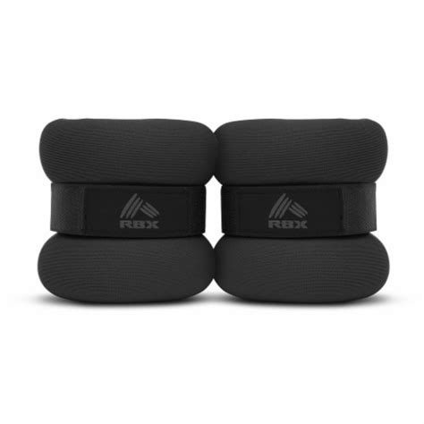 RBX Performance Wrist Ankle Weights Black 2 Pk 1 Lb Smiths Food