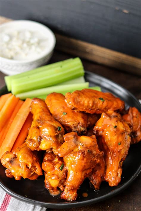 Air Fryer Buffalo Wings (fast & easy) • Domestic Superhero