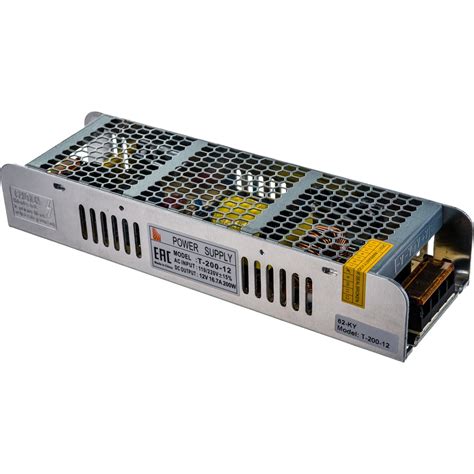 Компактный узкий блок питания SWG 200W, 12V, T-200-12 00000000532 ...