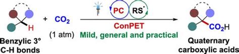 Visible Light Photoredox Catalyzed Direct Carboxylation Of Tertiary C