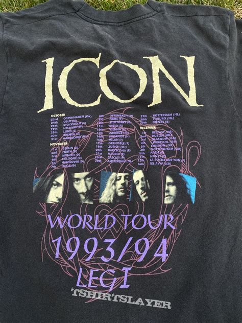 Paradise Lost Icon Tour 93 94 TShirtSlayer TShirt And BattleJacket