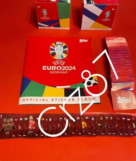 TOPPS UEFA EURO 2024 SWISS EDITION ALBUM COMPLETE SET 21 SP