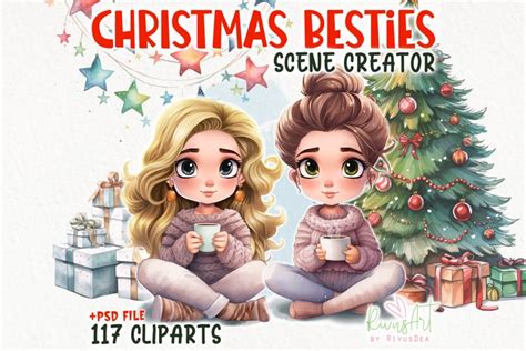 Christmas Best Friends Chibi, Christmas scene (2915352)