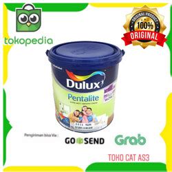 Promo CAT TEMBOK INTERIOR DULUX PENTALITE ANTI BACTERIA BRILLIANT WHITE