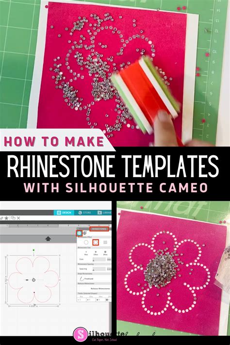 How To Make A Rhinestone Template With Silhouette CAMEO 4 For Beginners