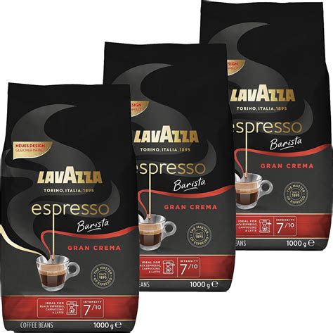 Lavazza Espresso Barista, 1000g Whole Bean Pack of 3 : Amazon.co.uk ...