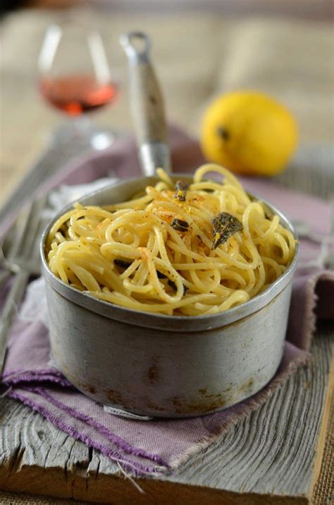 Spaghetti Au Beurre De Sauge Recette Tangerine Zest Recette En