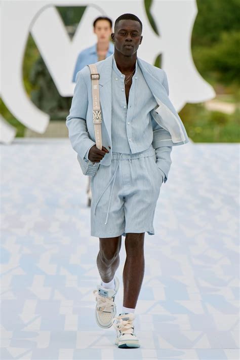 Amiri Spring Menswear Fashion Show Vogue Paris Fashion Week