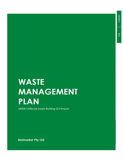 Construction Waste Management Plan240608224206 Pdf Waste Recycling