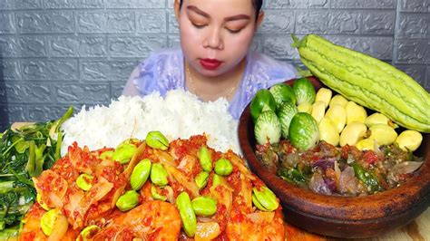 Sambal Udang Balado Pete Jengkol Muda Sambal Rawit Tumis Kangkung