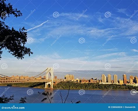 George Washington Bridge from Fort Lee Historic Park -22 Stock Photo ...