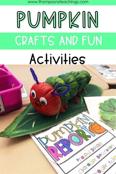 FALL Activities Bundle | Pumpkin projects, Crafts, Autumn activities