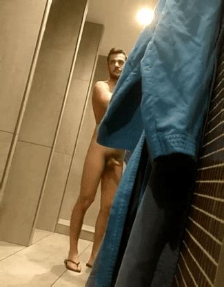 Shamelessly Hitting The Showers With A Boner Spycamdude