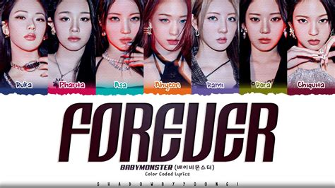 Babymonster Forever Lyrics Forever Color Coded Han Rom