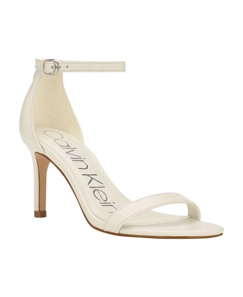 Calvin Klein Fairy Dress Sandals In White Lyst