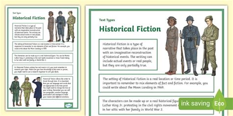 Historical Fiction - Text Type Poster (teacher made)