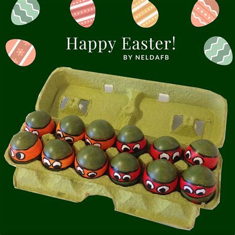 DIY Easter Eggs Ninja Turtles Cascarones Decorados Huevos De Pascua