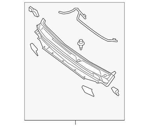 Infiniti Cowl Grille Na A Infiniti Parts Online