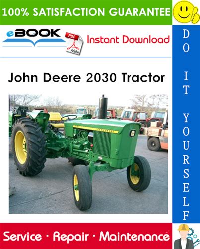 John Deere 2030 Tractor Technical Manual – PDF Download