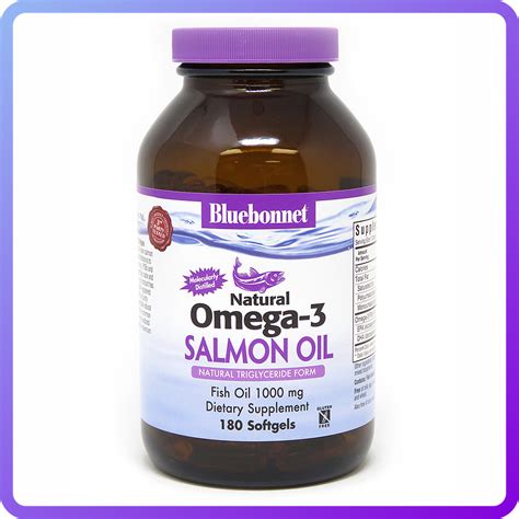 Натуральная Омега-3 из Лососевого Жира Bluebonnet Nutrition Omega-3 ...