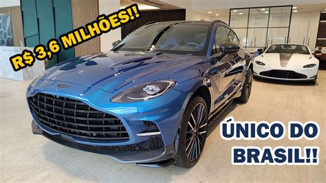 Aston Martin Dbx O Suv Mais Potente Do Mundo Est No Brasil Youtube