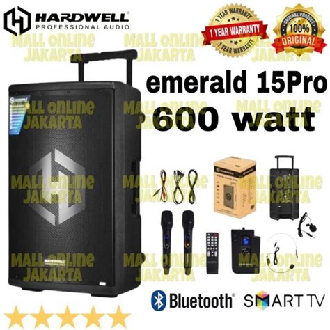 Jual Speaker Aktif Hardwell 15 Inch Emerald 15pro Aktive Portable