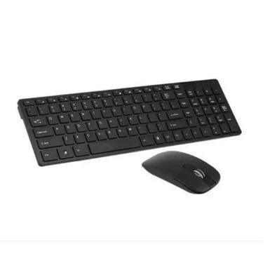 Kit Teclado Mouse Sem Fio Wireless Slim Ley Lehmox Preto Kabum