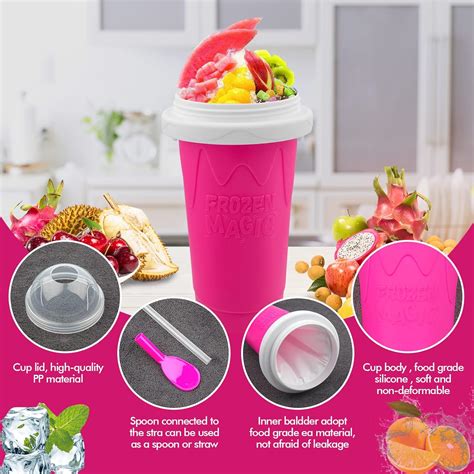 Vaso Para Hacer Granizados Rosa Yaxa Colombia